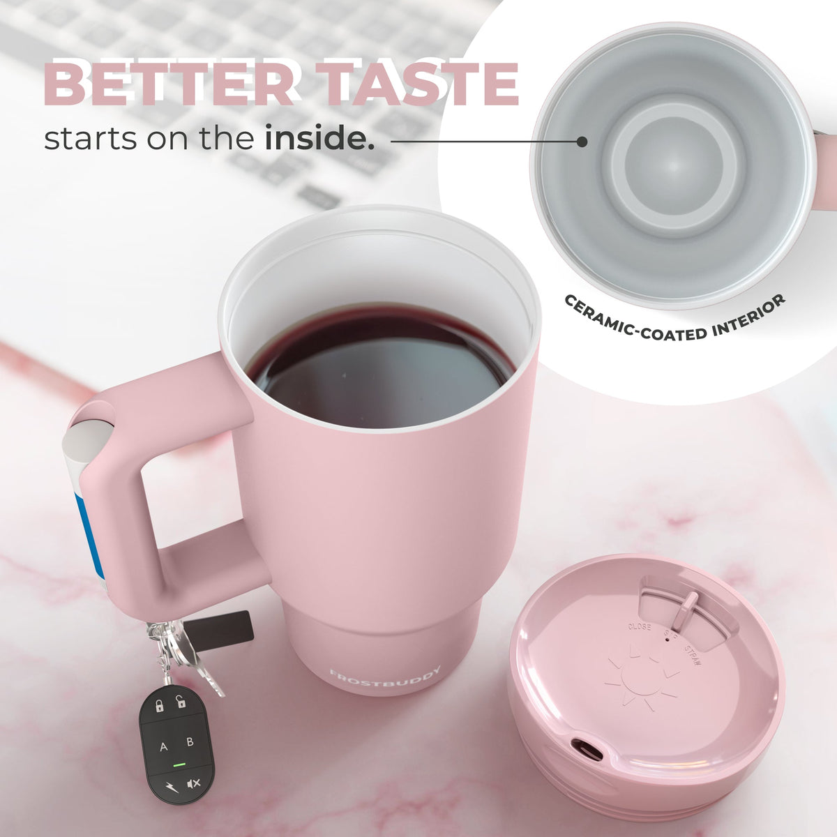 Mug Buddy 16oz | Pink Skeleton